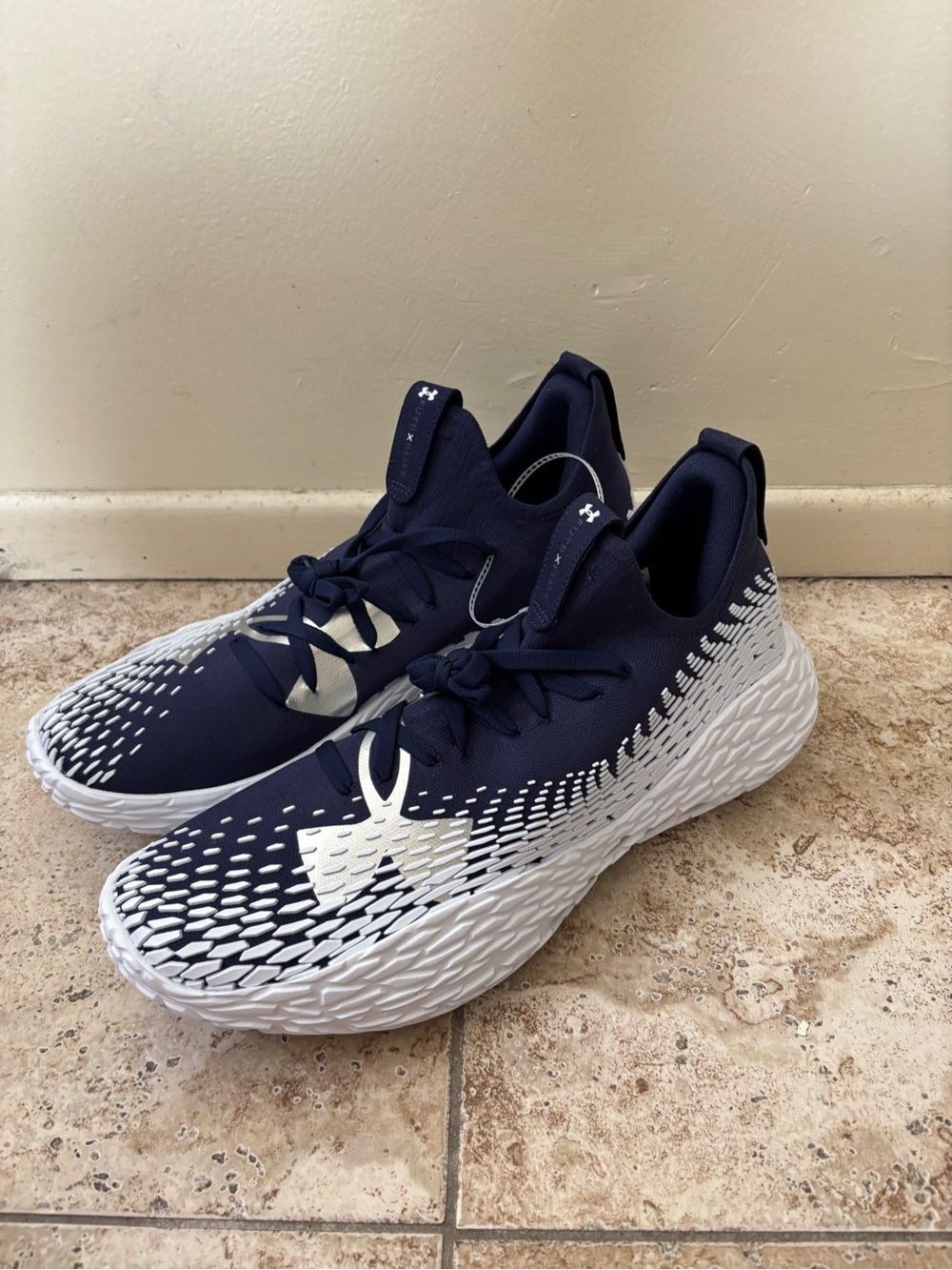 Under Armour Future X Elite 2 Men's Size 16 Shoes 6011010-101 Blue White